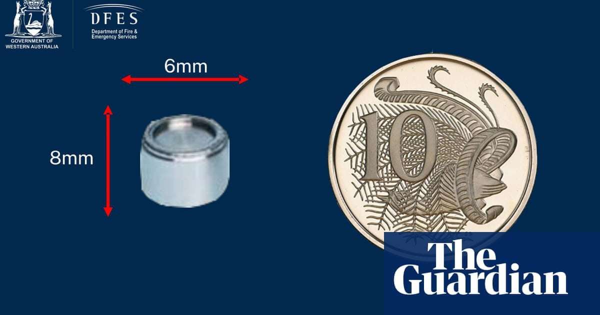 image for Missing radioactive capsule: WA officials admit it was weeks before anyone realised it was lost