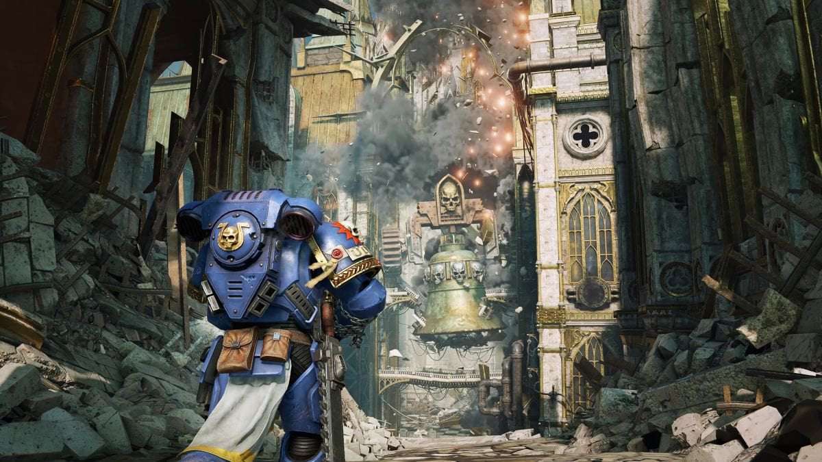 image for Space Marine 2 devs: 'This war isn't just in front of you, it's all the way up to the horizon'