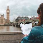 image for ITAP of a girl sketching Big Ben