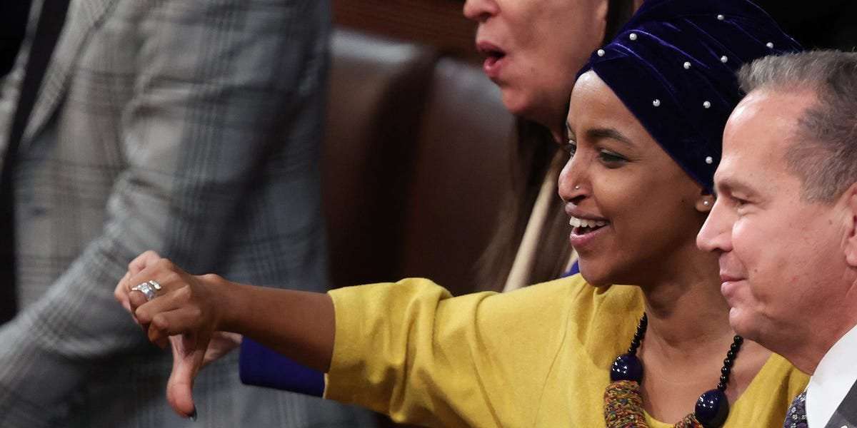image for 2 House Republicans caught saying Ilhan Omar removal was the 'stupidest vote in world' before begging reporters to not tell GOP leadership what they said