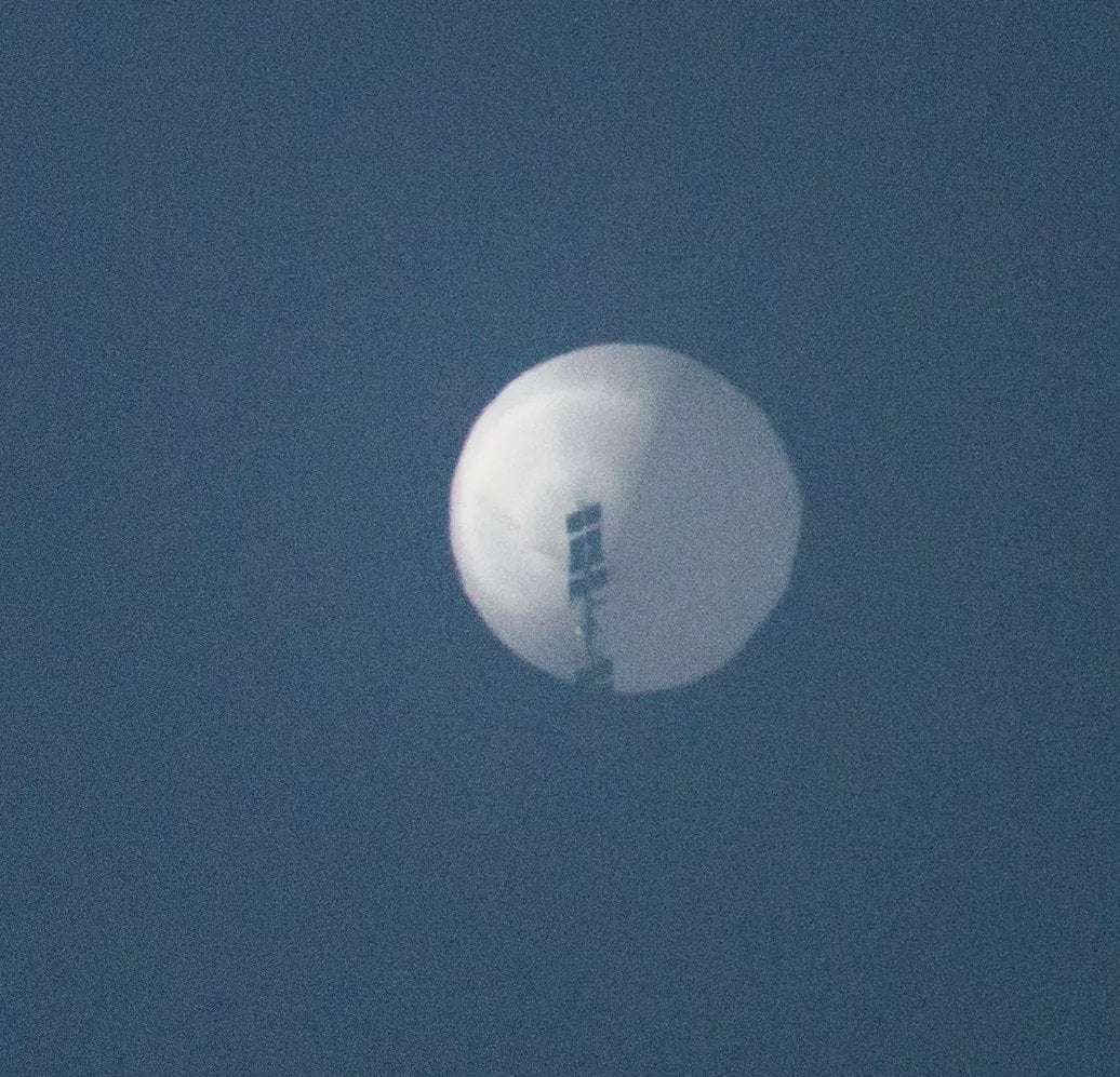 image for China confirms balloon is theirs, as spokesperson claims it is civilian research airship