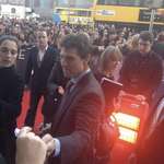 image for Tom cruise being followed with his own space heater at the Dublin premiere of Oblivion