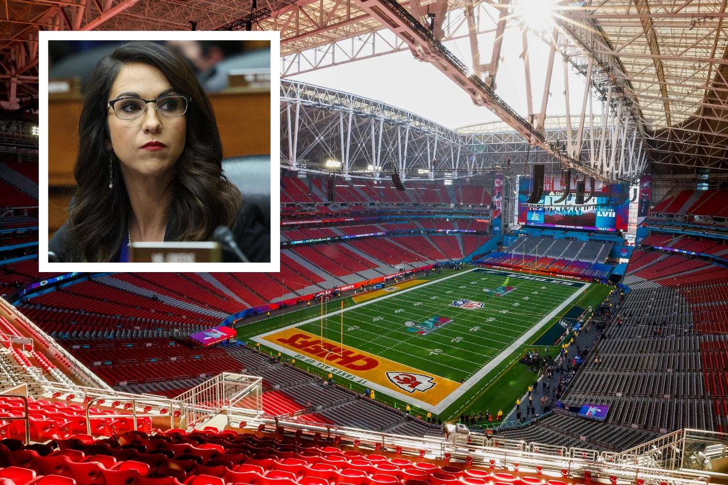 image for Lauren Boebert Upset About Black National Anthem at Super Bowl