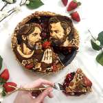 image for [OC] I baked a "Last of Us" themed strawberry pie for Valentine's Day