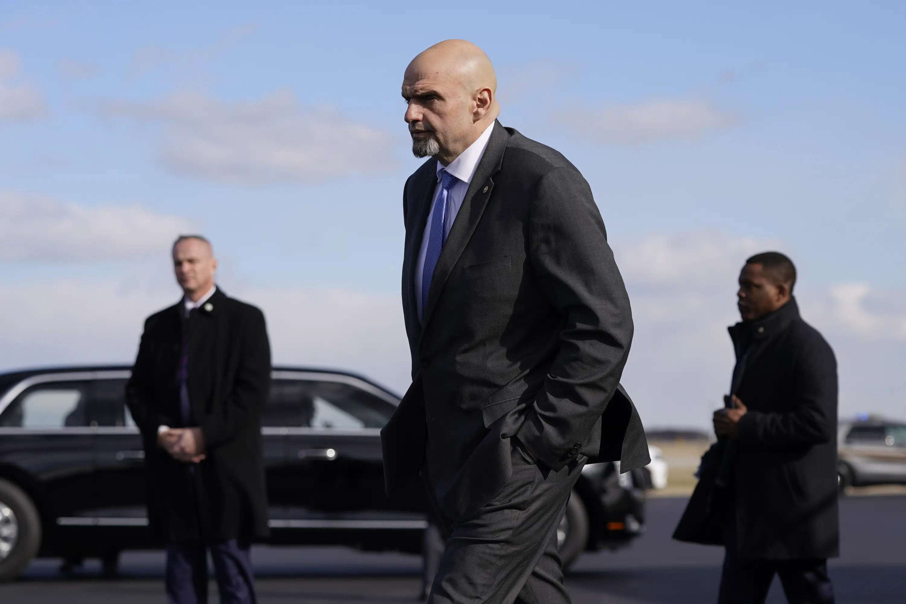 image for Fetterman draws praise for getting help for depression