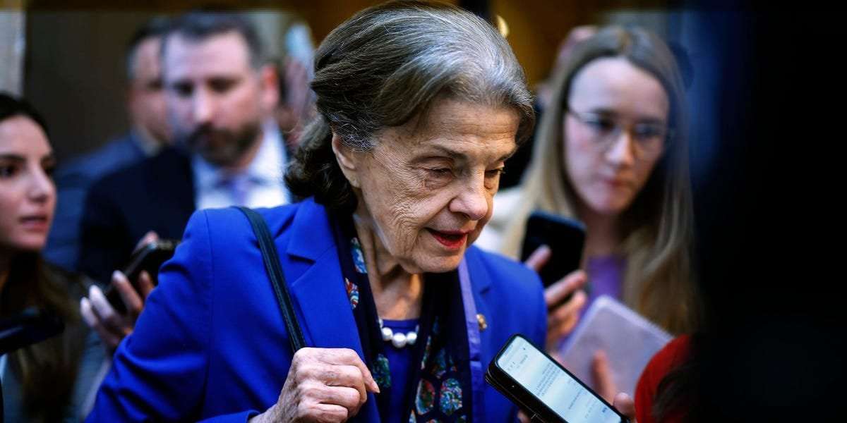 image for Baffled Dianne Feinstein walks out of Senate chamber wondering what just happened: 'Did I vote for that?'