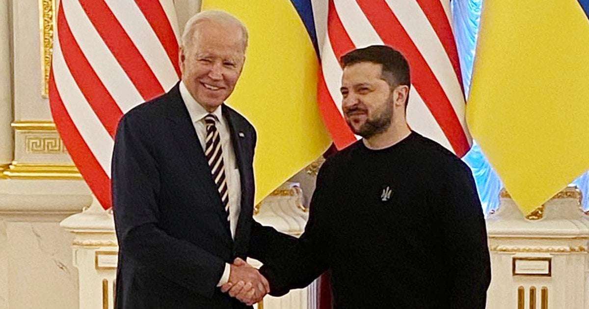 image for Biden makes surprise visit to Ukraine nearly one year after Russia's invasion