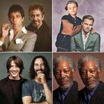 image for Actors with their younger selves.