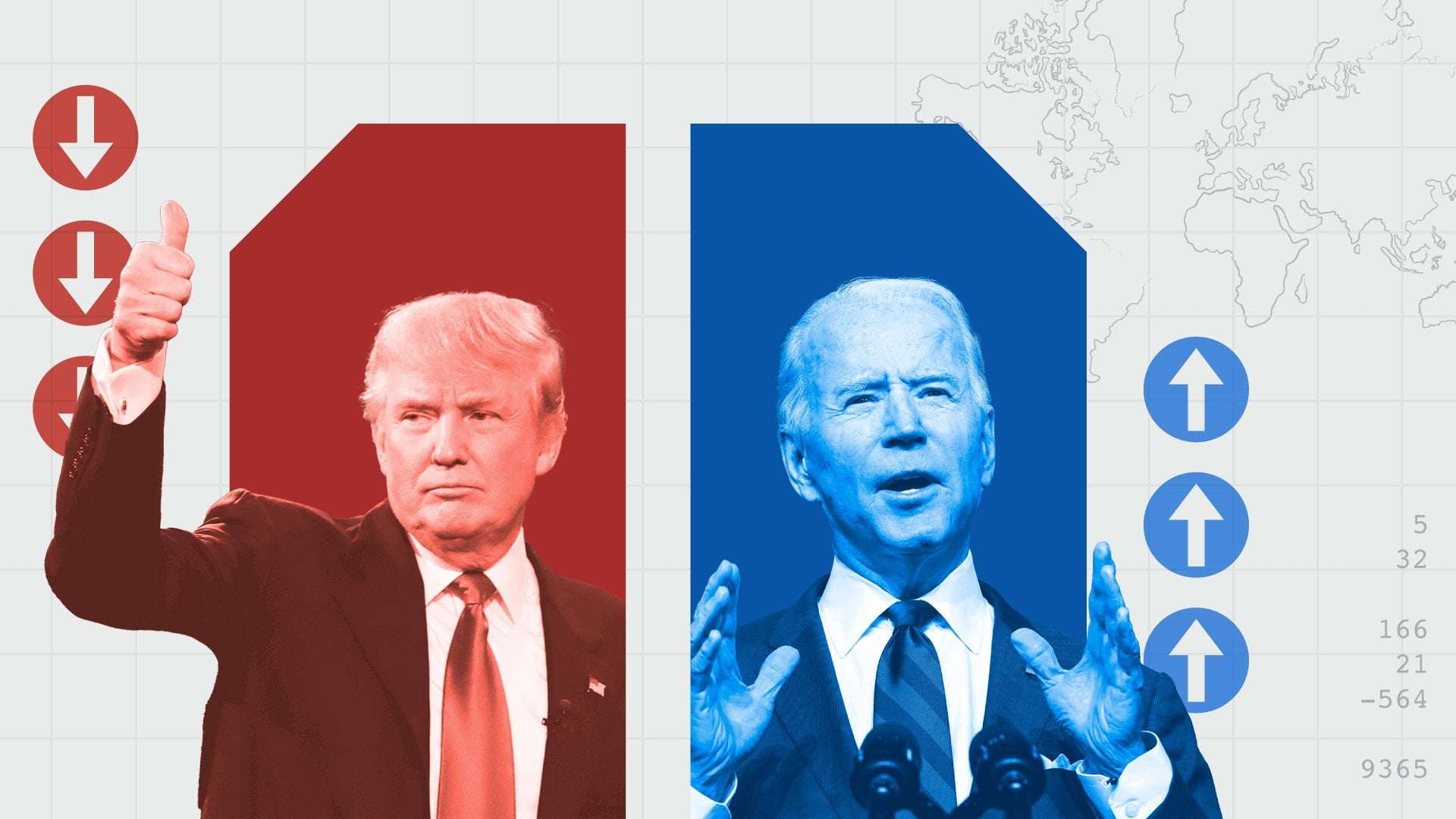 image for Biden Is Much More Popular Than Trump Around the World