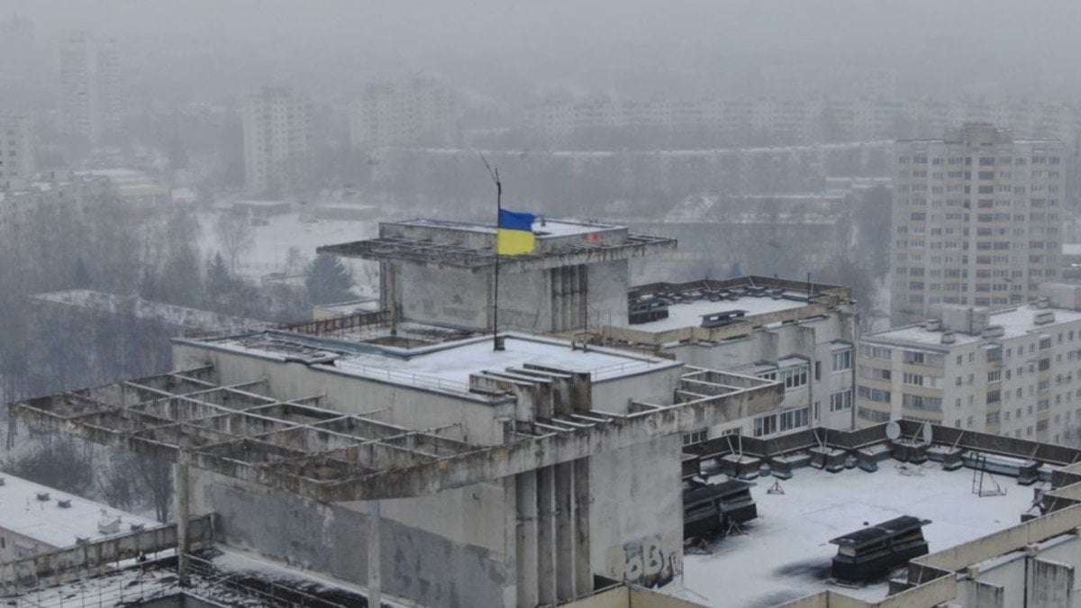 image for Amid Ongoing Crackdown On Dissent, Unknown Belarusian Activists Raise Ukrainian Flag In Minsk