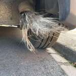 image for My exhaust pipe has sprouted a lovely silver wig