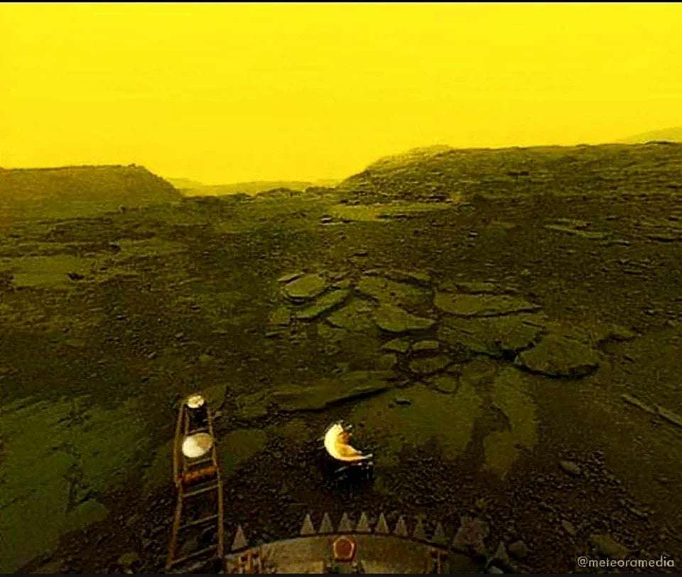 image showing the surface of Venus if you haven't seen it already