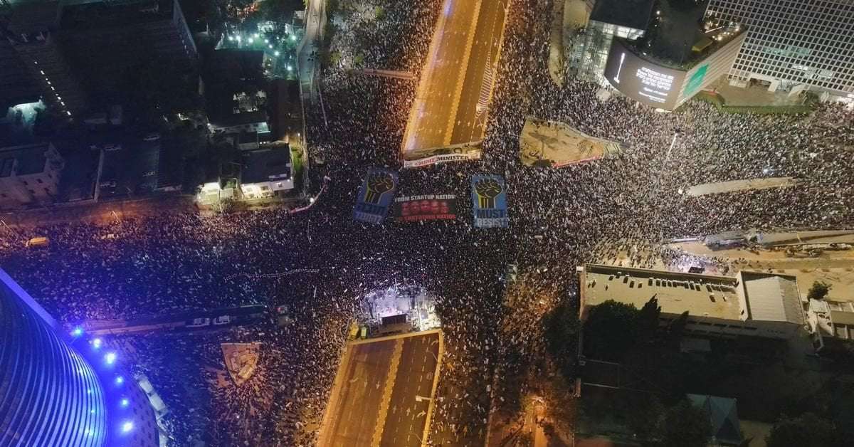 image for Israelis rally again against government's judicial overhaul