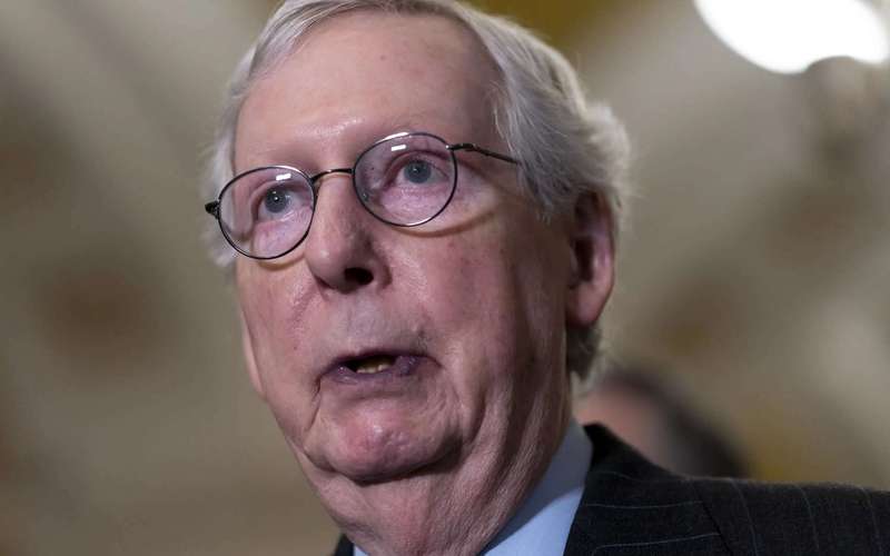 image for GOP Leader McConnell remains in hospital after concussion