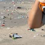 image for A Galveston beach after spring breakers last night