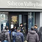 image for People gathering outside the bank following the second largest bank collapse in US history