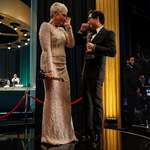 image for First time Oscar winners Ke Huy Quan and Jamie Lee Curtis sharing a moment together after winning.