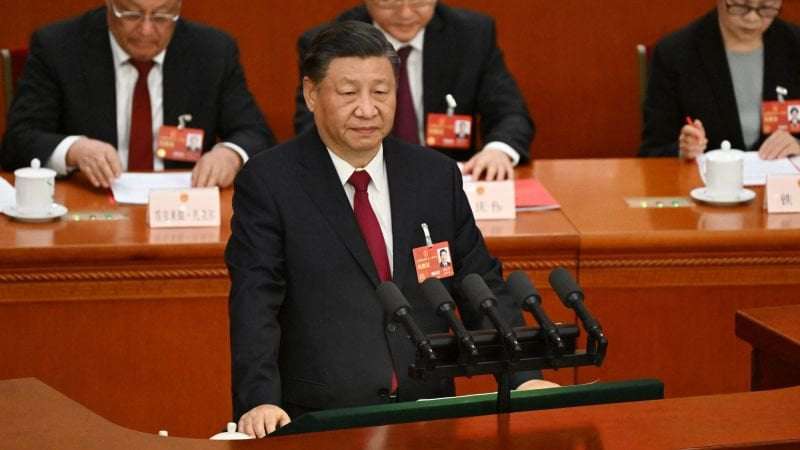 image for China's Xi Jinping vows to make military 'great wall of steel' in first speech of new presidential term