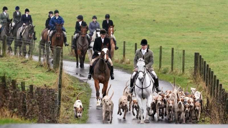 image for Scottish fox hunting club that first met in the 1700s holds last meet after new law