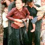 image for My Lai Massacre (March 16, 1968): Vietnamese women and children before being killed by the US Army