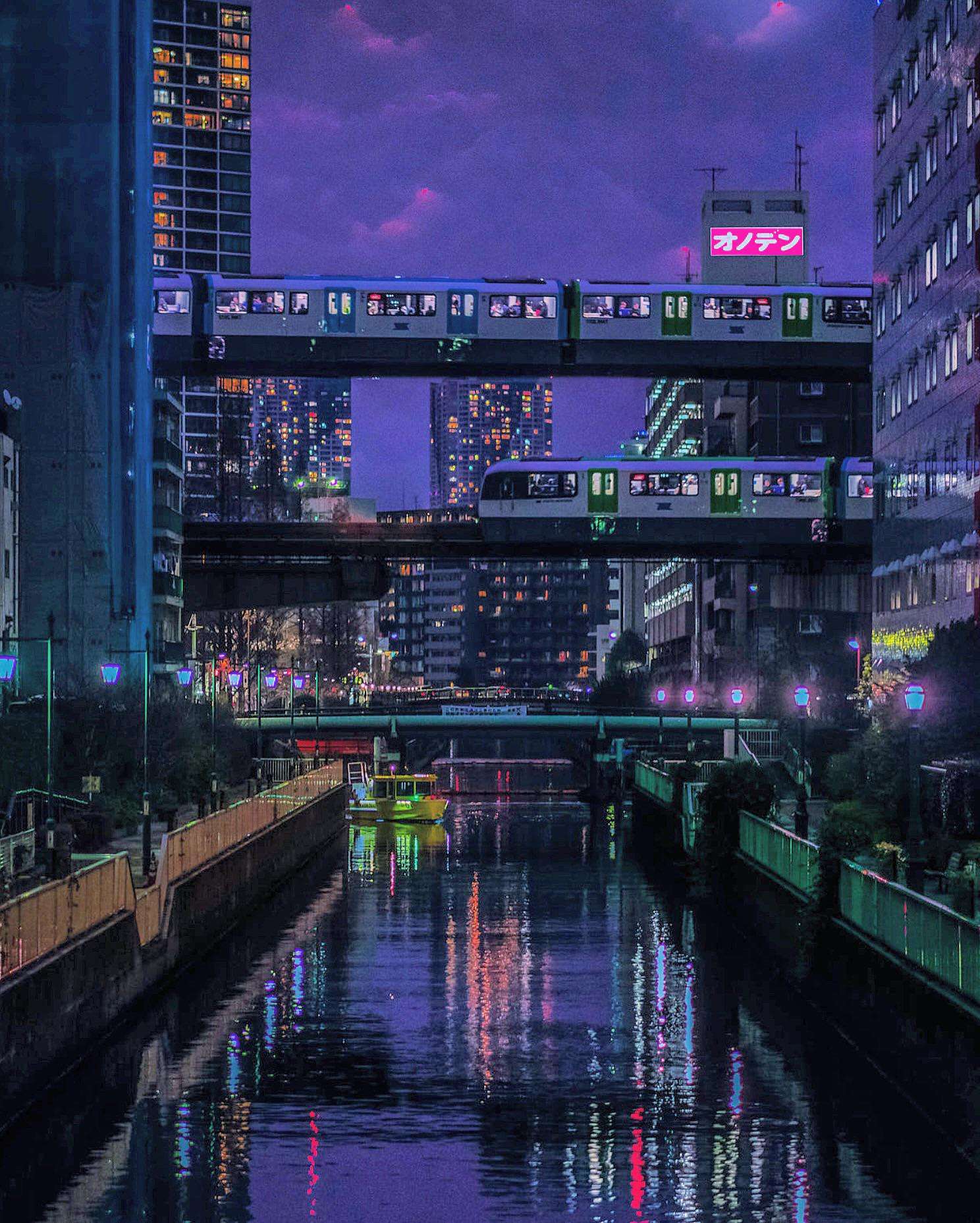 image showing ITAP - of Tokyo by night