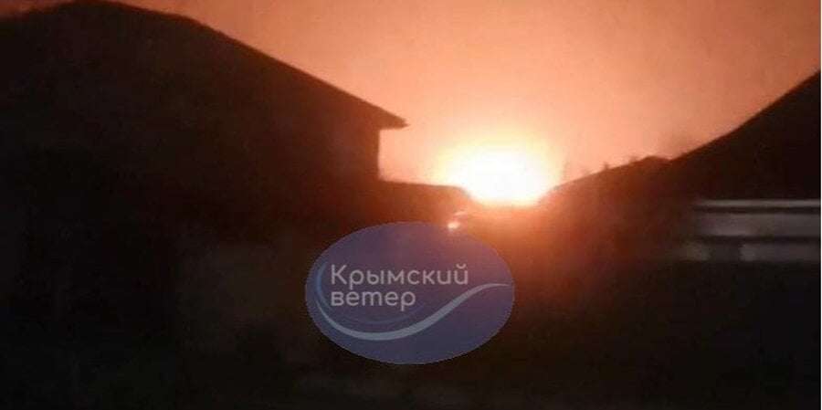 image for Explosions destroy Russian cruise missile shipment in Crimea