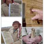 image for Palestinian farmer holding a 117 years old proof of land ownership that belonged to his grandfather