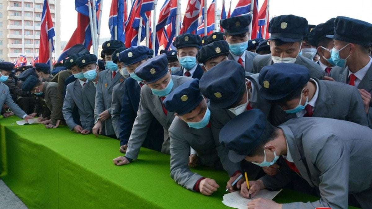 image for ‘Atmosphere of War’: North Korea Said 1.4 Million People Just Enlisted to Fight the U.S.