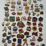 image for Mom worked at McDonalds for 4 decades and collected these pins. She was the drive through lady!