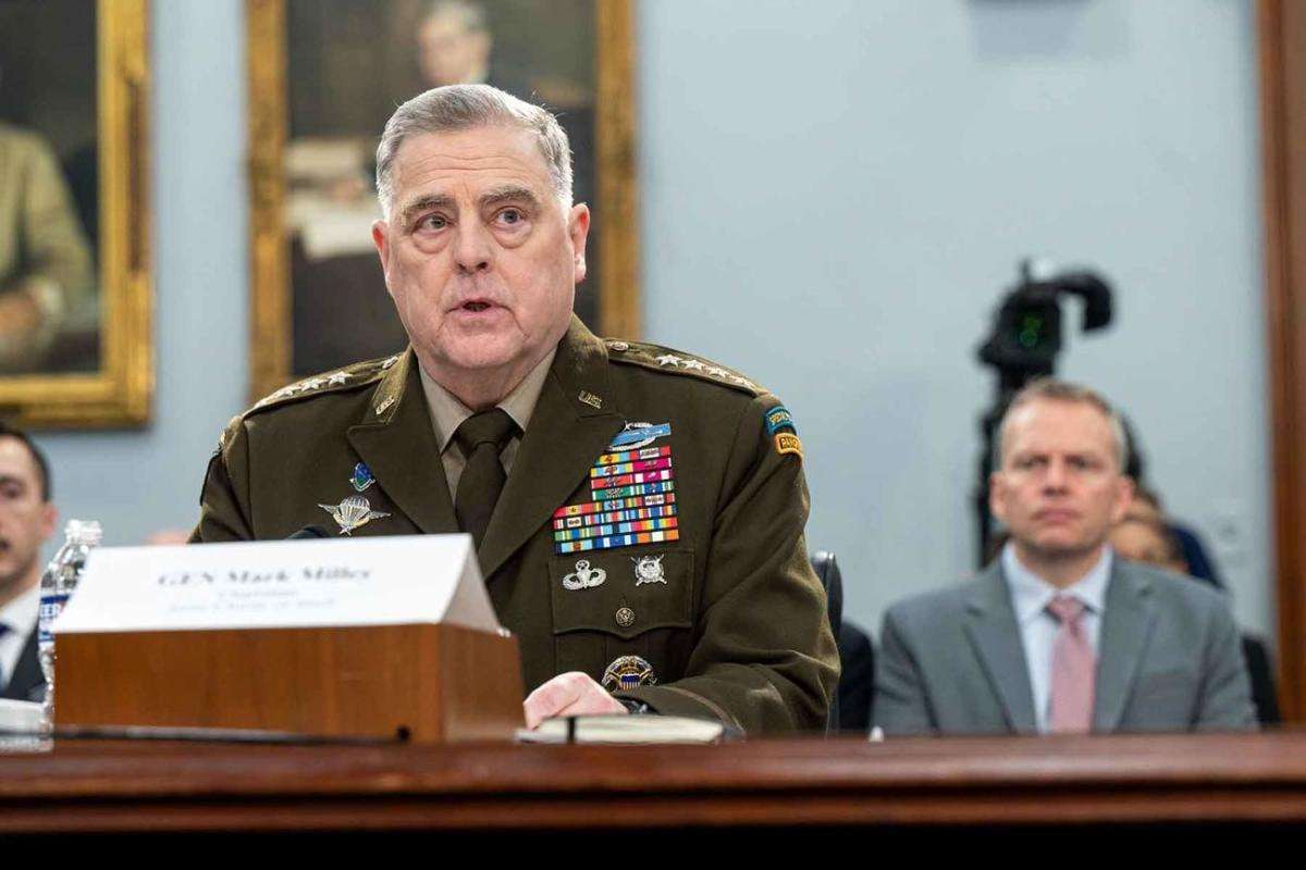 image for Not Stopping Russia in Ukraine Would Force 'Doubling' of US Defense Budget, Milley Says