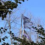 image for My neighbor is a Jan 6ther and currently in prison. This is the flag above his garage.