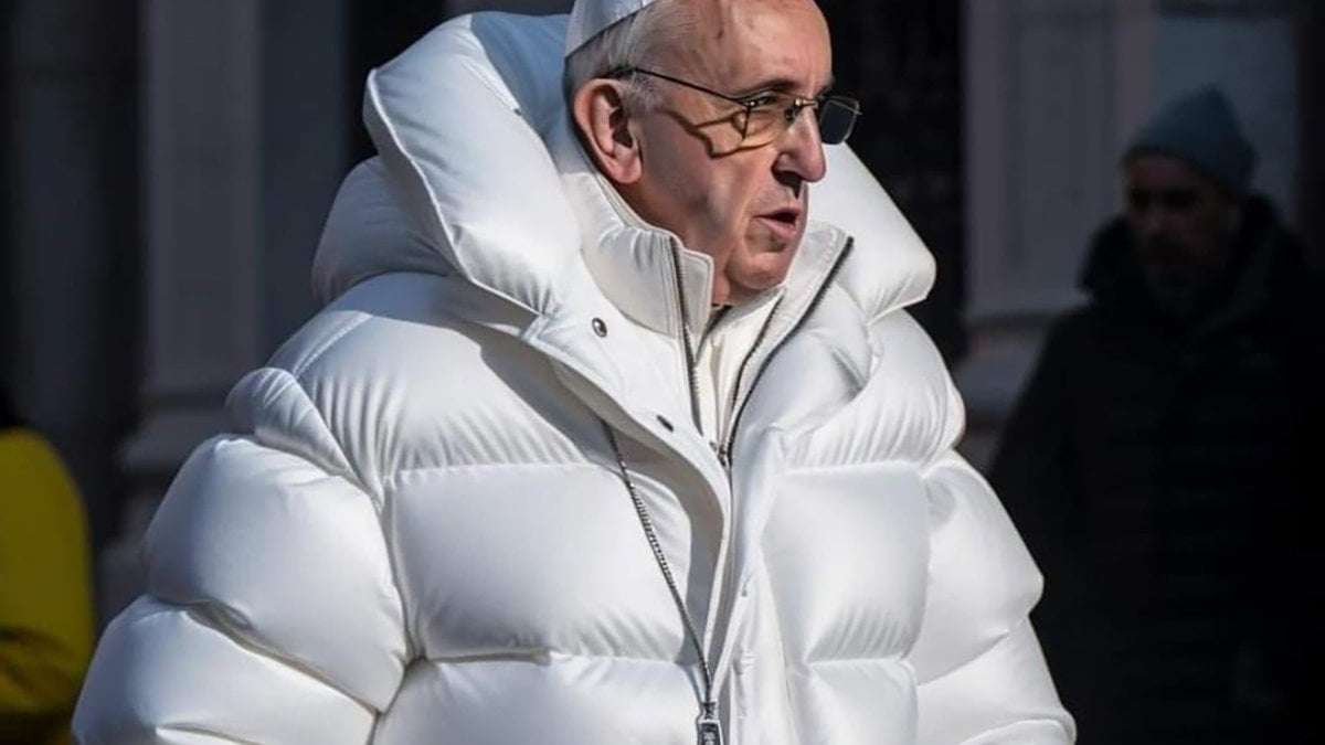 image for AI image of Pope Francis in a puffer jacket fooled the internet and experts fear there’s worse to come
