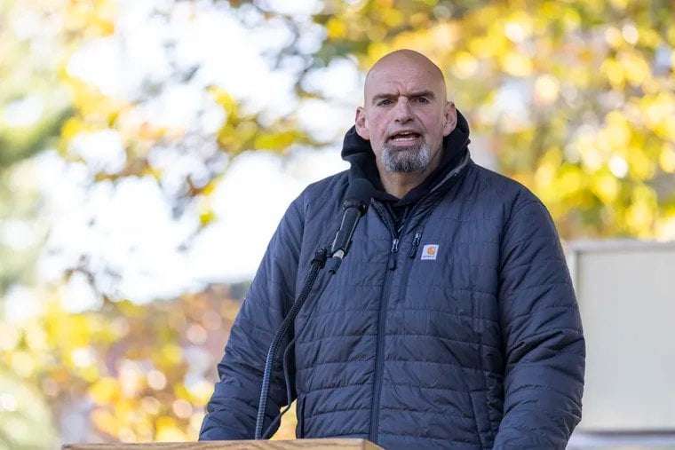 image for John Fetterman has been hospitalized for depression for five weeks. His staff says he’ll be back soon.