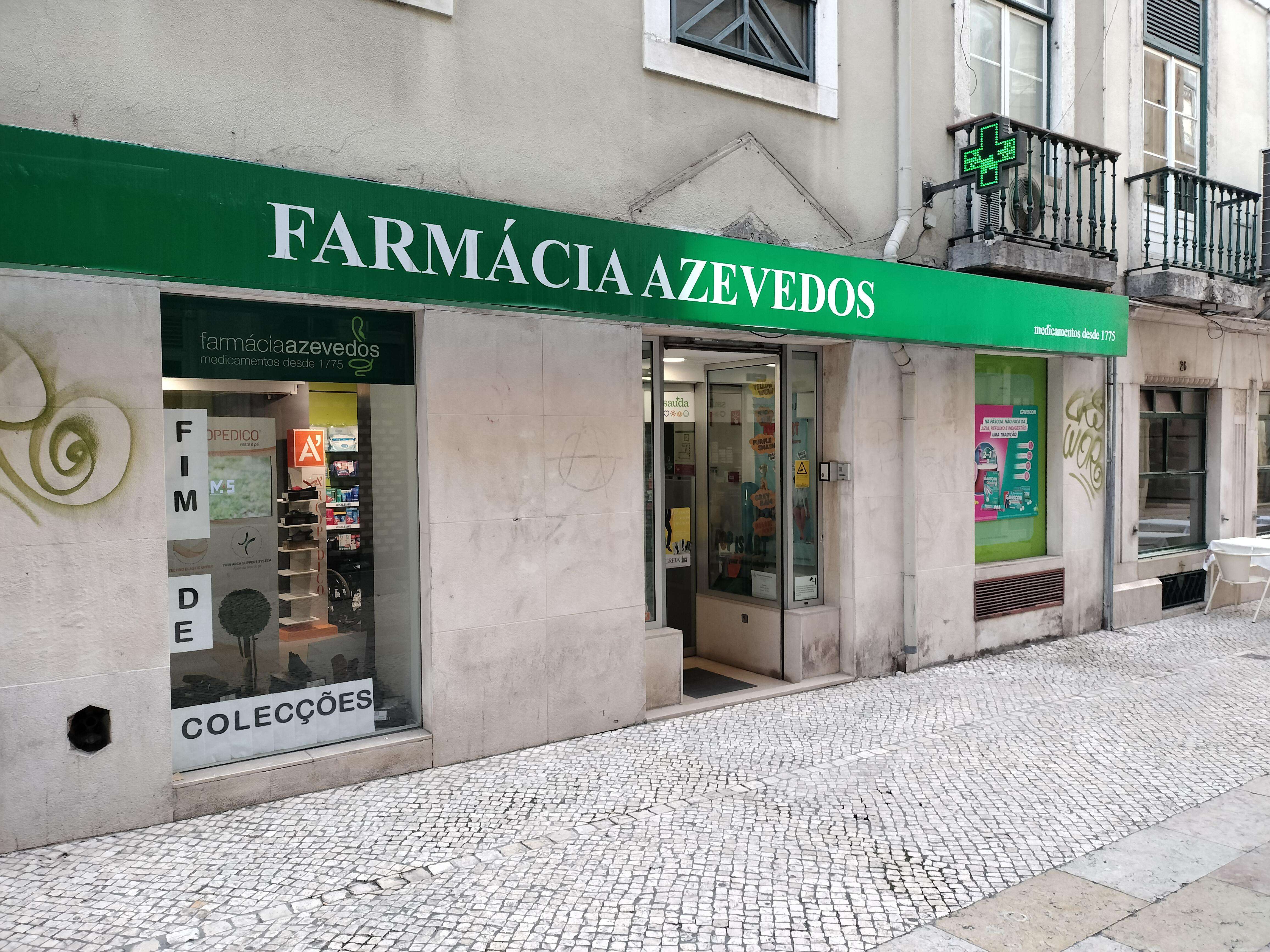image showing This pharmacy in Lisbon, Portugal is older than the USA
