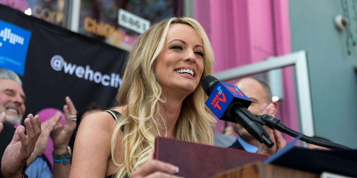 image for 'This P*ssy Grabbed Back': Stormy Daniels Speaks Out After Trump Indictment
