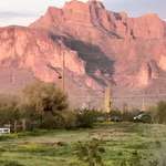 image for My father (82) just posted this pic saying he "caught the cougar of the Superstition Mountains (AZ)