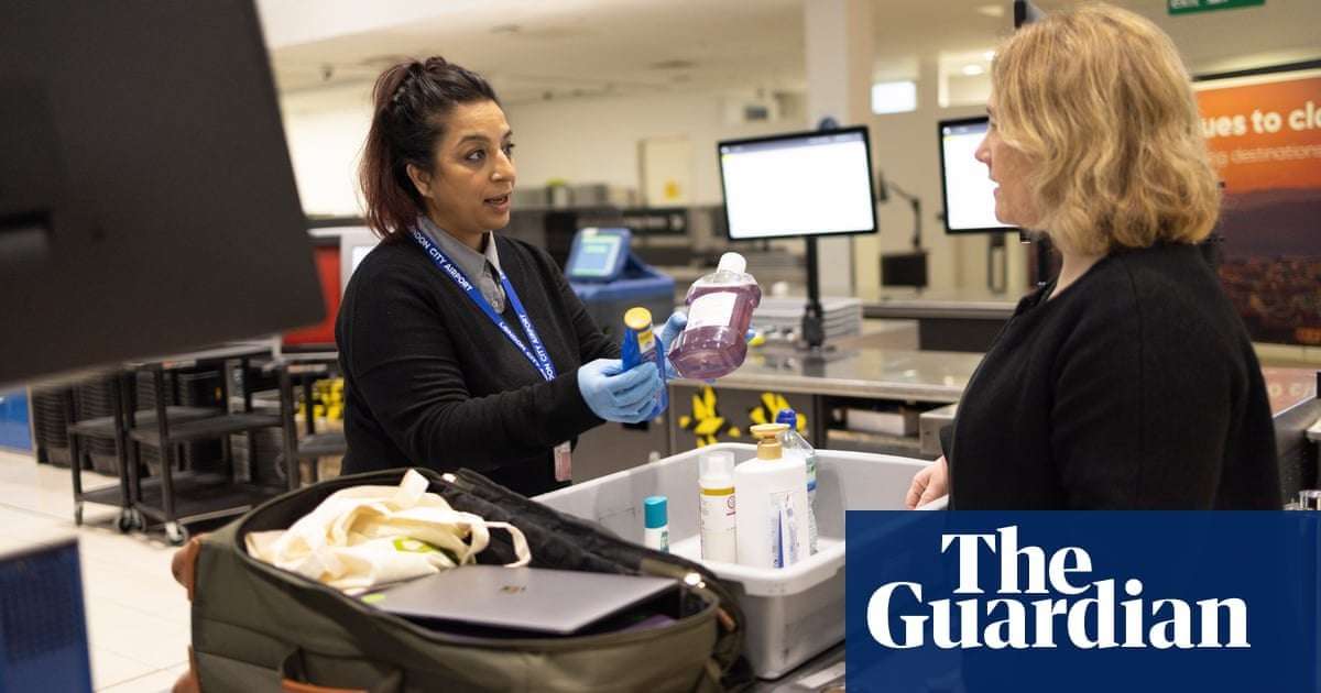 image for ‘Much less stressful’: London City airport ends 100ml liquid rule