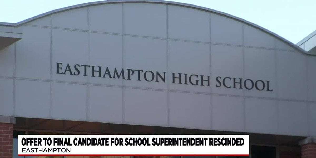 image for Easthampton superintendent candidate offer revoked after addressing school committee as ‘ladies’