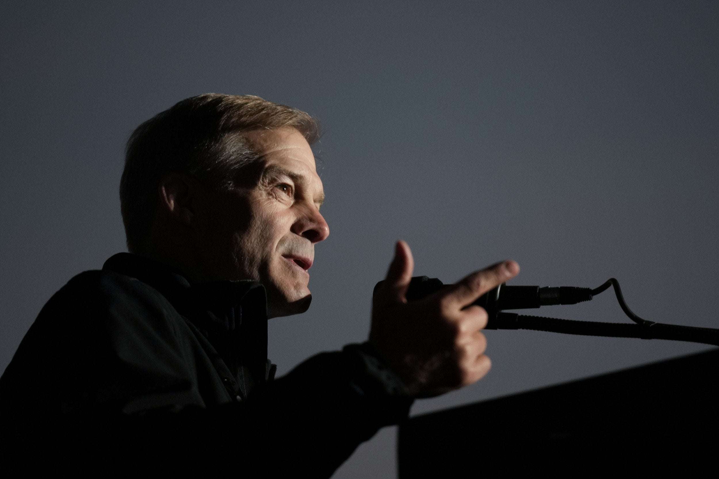 image for Jim Jordan Vows to Defund the Police Over Donald Trump Indictment