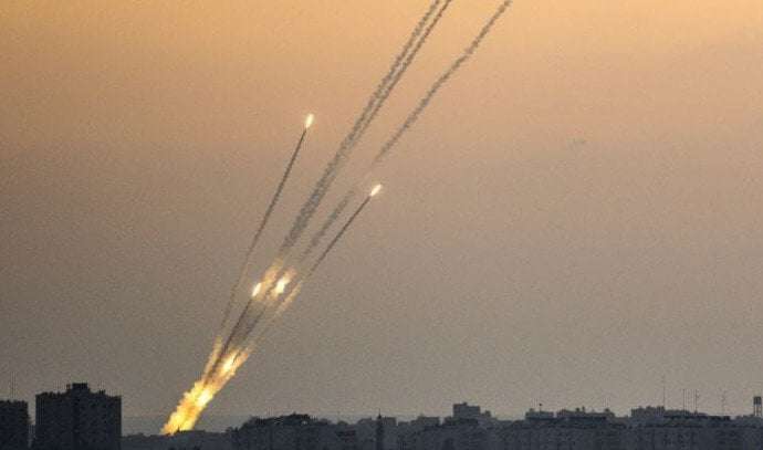 image for Massive rocket barrage fired from Lebanon into Israel on Passover