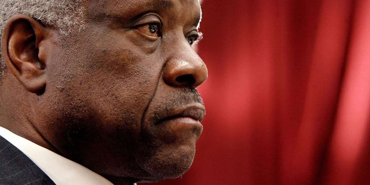 image for Clarence Thomas slammed from across political spectrum, as former House GOP member says he 'should not be allowed anywhere near a judicial decision'