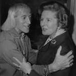 image for Margareth Thatcher died 10 years ago. Here is she with her friend Jimmy Savile.