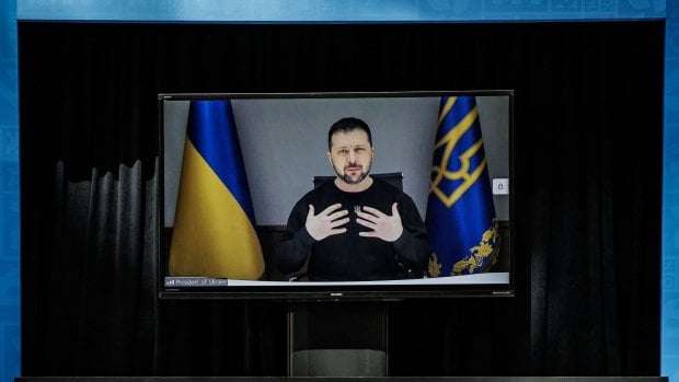 image for Ukraine’s Zelenskiy Asks Global Leaders to Seize Russian Assets