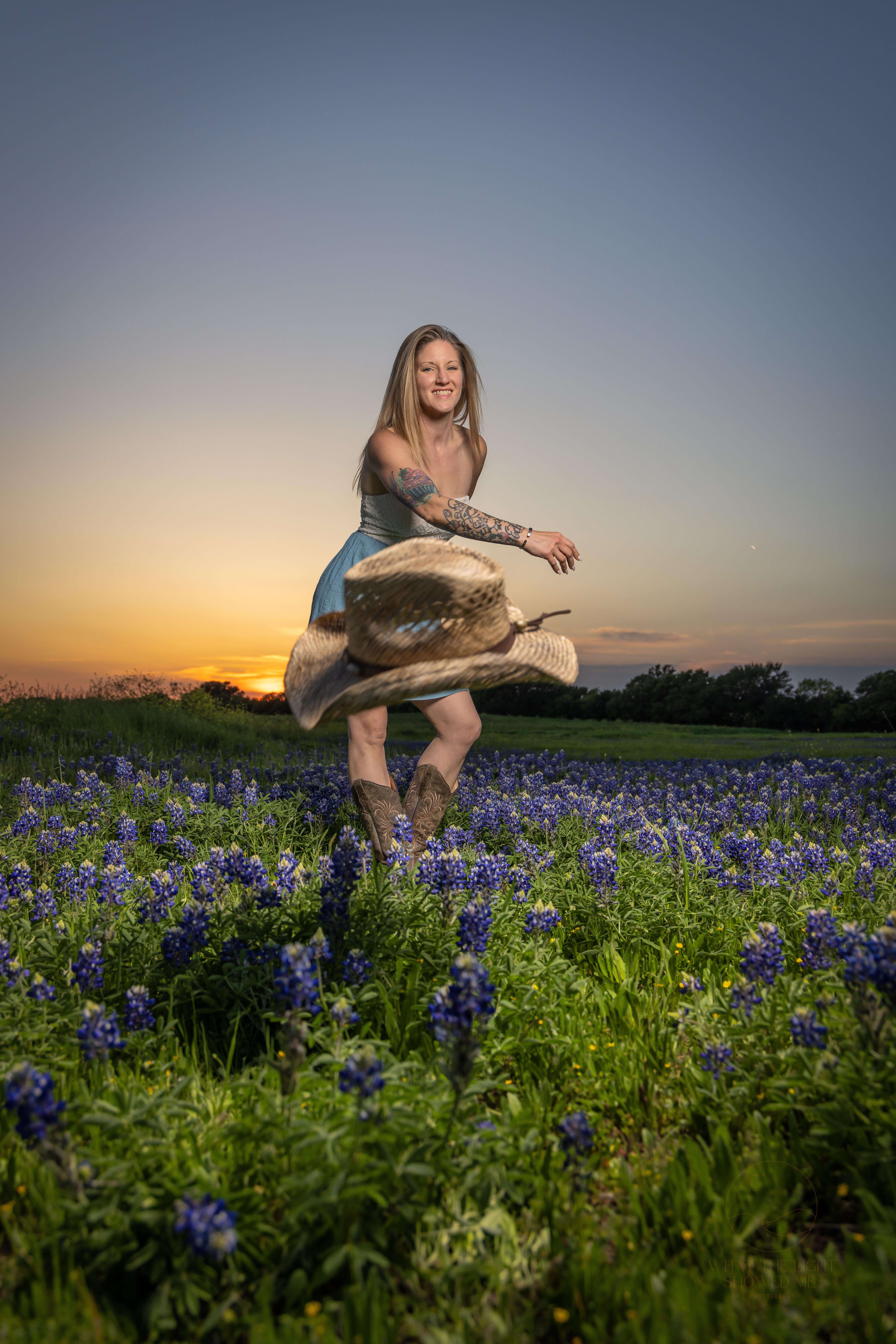 image showing ITAP of myself in bluebonnets [MLM]