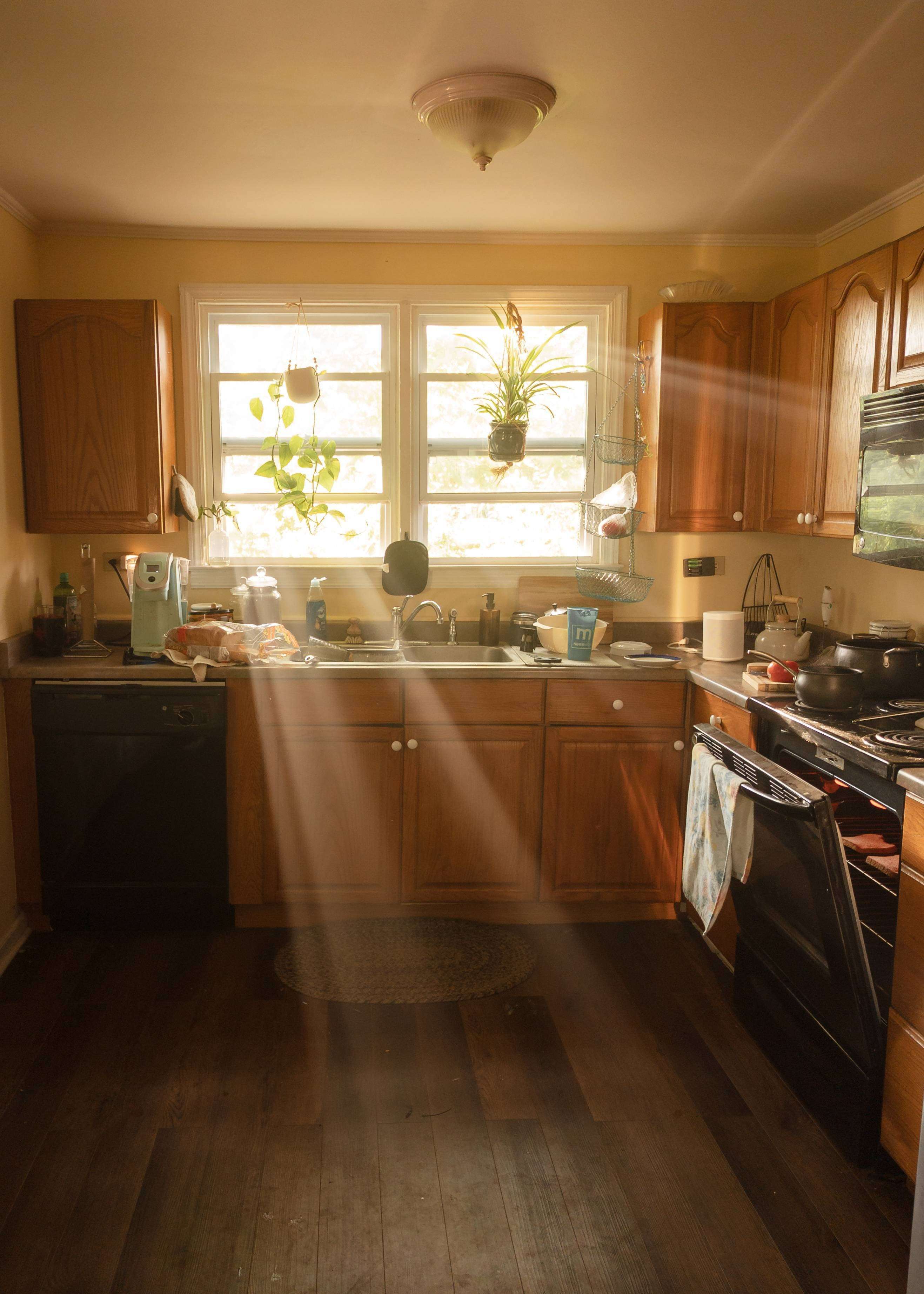 image showing ITAP of morning light coming into my kitchen after breakfast