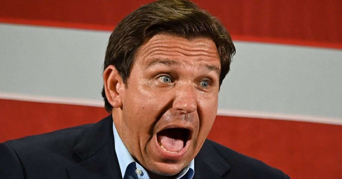 image for Ron DeSantis Mocked After ‘Buzzword Diarrhea Of The Mouth’ Rant Against ‘Woke’