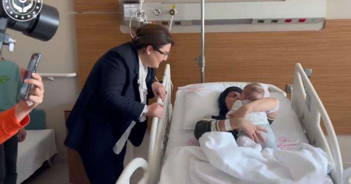 image for Turkey earthquake "miracle" baby girl finally reunited with mom almost two months after the deadly quakes