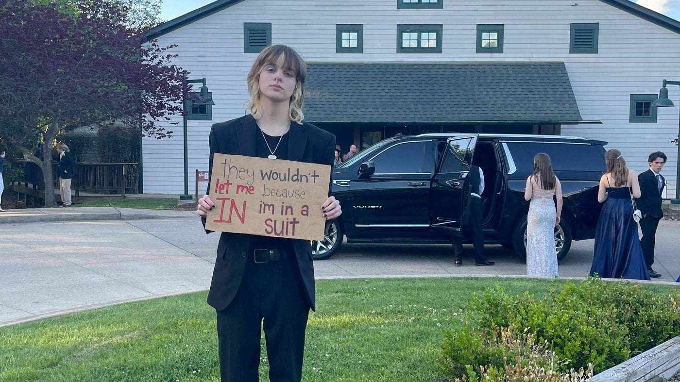 image for A Nashville senior was banned from prom for a suit, so a local business stepped in
