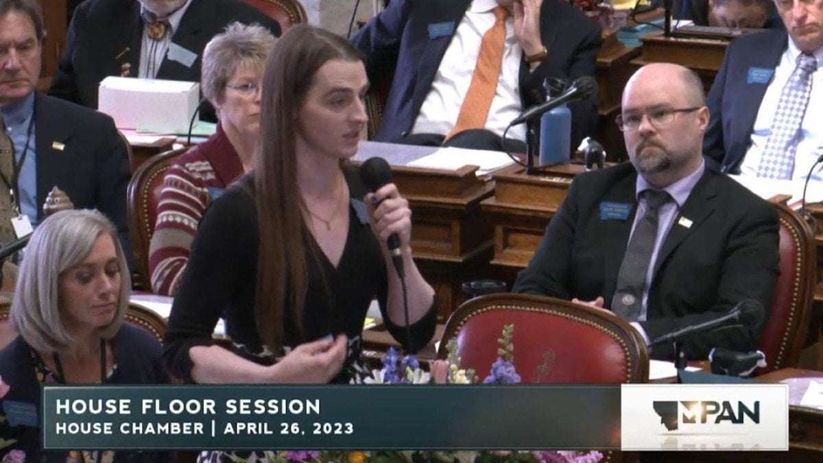 image for Republicans Just Banned Montana’s First Trans Legislator From the House Floor