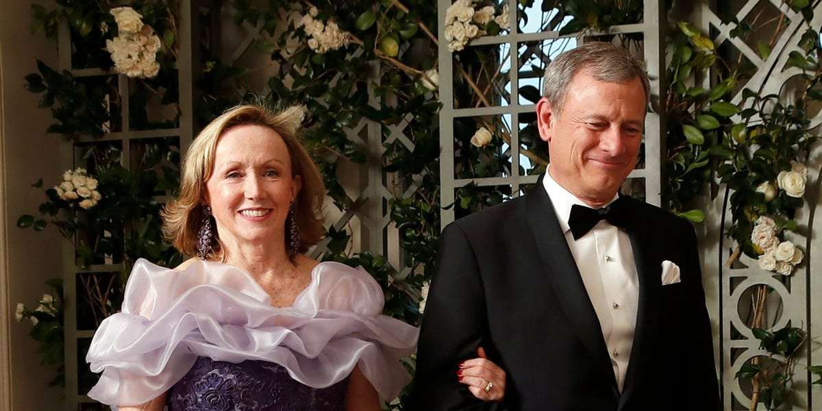 image for Jane Roberts, who is married to Chief Justice John Roberts, made $10.3 million in commissions from elite law firms, whistleblower documents show